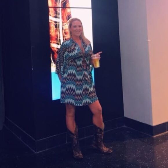 Rustic west chevron dress - Picture 2 of 8